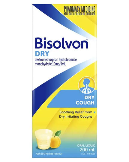 Bisolvon Dry Oral Liquid 200mL - Cough Liquid