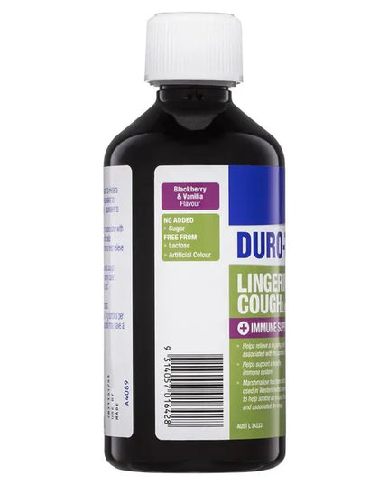 Durotuss Lingering Cough + Immune Support 350ml