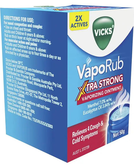 Vicks Vaporub Xtra Strong 50g