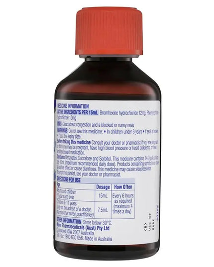 DURO-TUSS PE Chesty Cough Liquid + Nasal Decongestant 200mL