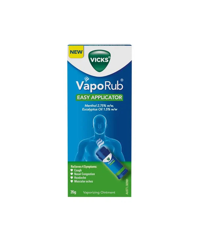 Vicks VapoRub Easy Applicator Vaporising Ointment 35g
