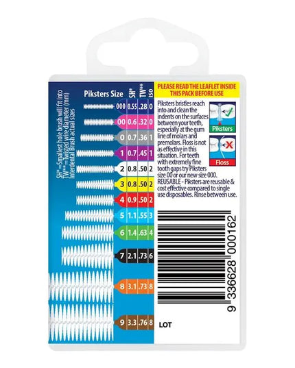 Piksters Interdental Brushes Green Size 6 10pk