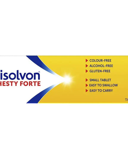 Bisolvon Chesty Forte Cough Tablets 50 Pack