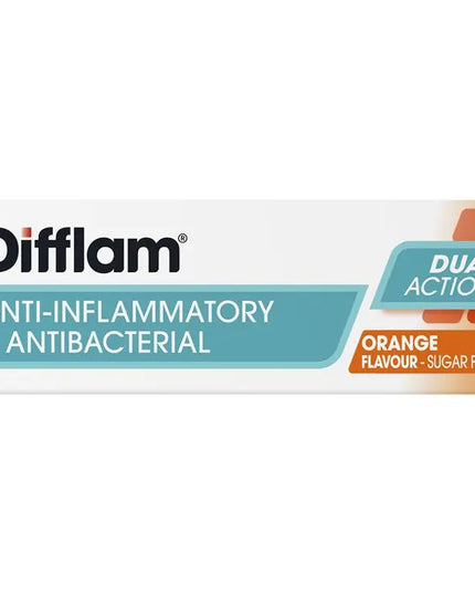 Difflam Sore Throat Sugar Free Orange 16 Lozenges