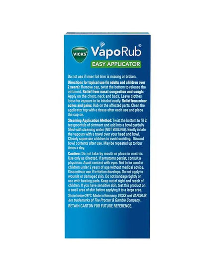 Vicks VapoRub Easy Applicator Vaporising Ointment 35g