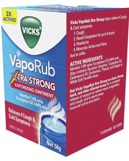 Vicks Vaporub Xtra Strong 50g