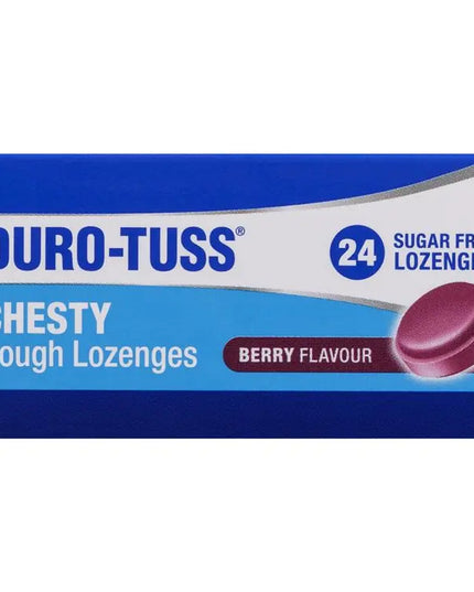 DURO-TUSS Chesty Cough Lozenges Berry 24 Lozenges