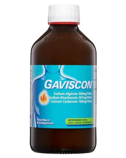 Gaviscon Core Peppermint Liquid Heartburn & Indigestion Relief 600ml