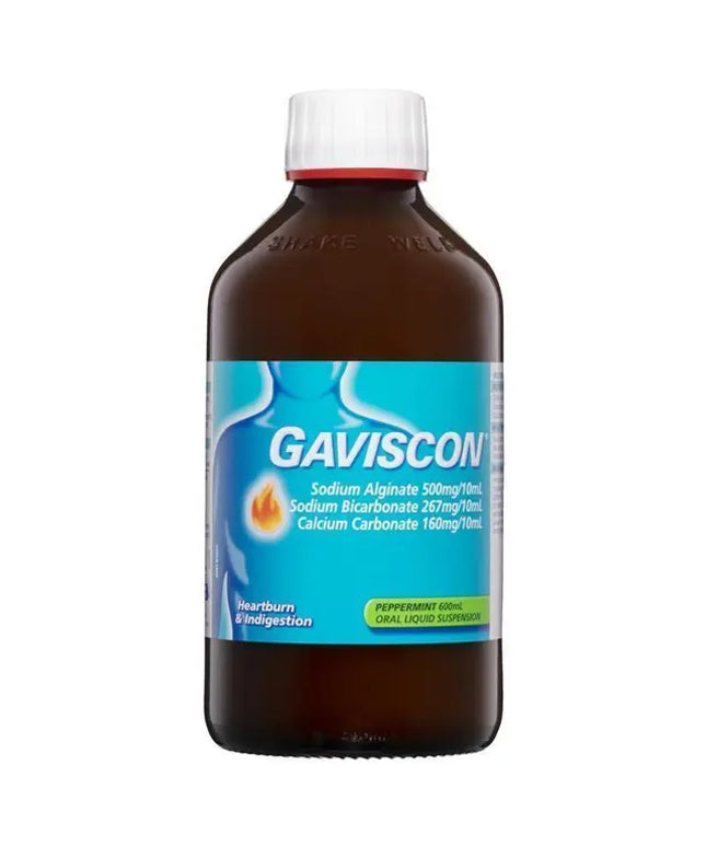 Gaviscon Core Peppermint Liquid Heartburn & Indigestion Relief 600ml