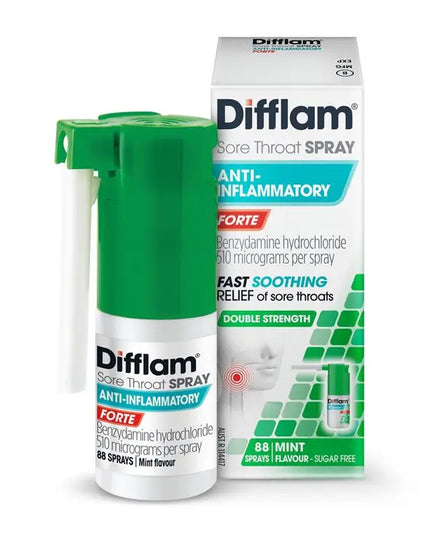 Difflam Forte Sore Throat Spray 88 Sprays 15mL