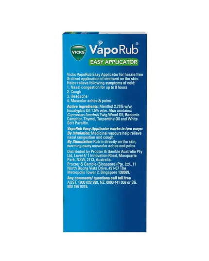 Vicks VapoRub Easy Applicator Vaporising Ointment 35g