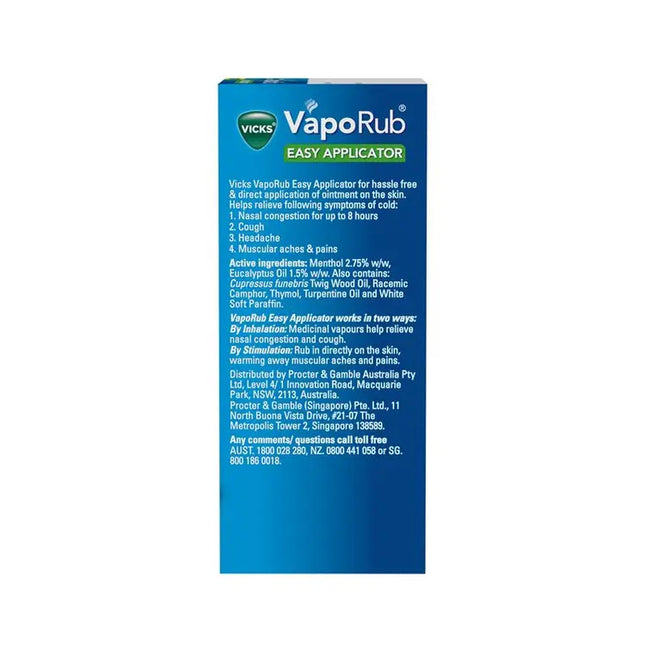 Vicks VapoRub Easy Applicator Vaporising Ointment 35g
