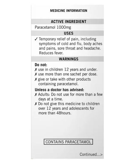 Lemsip Max Cold and Flu Multi Lemon 10pk Relief Hot Drink