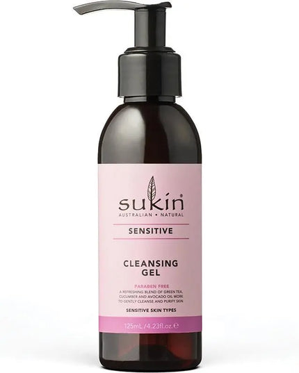 Sukin Sensitive Cleansing Gel 125ml Pump