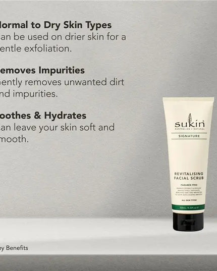 Sukin Signature Revitalising Facial Scrub 125mL