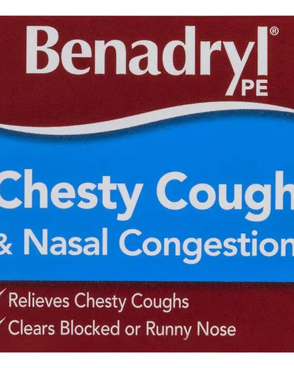 Benadryl PE Chesty Cough & Nasal Congestion Non-Drowsy Berry Flavour 200mL