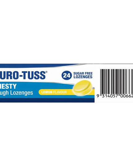 DURO-TUSS Chesty Cough Lozenges Lemon 24 Lozenges