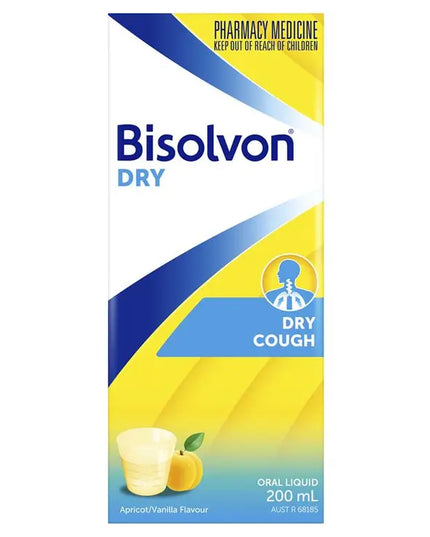 Bisolvon Dry Oral Liquid 200mL - Cough Liquid