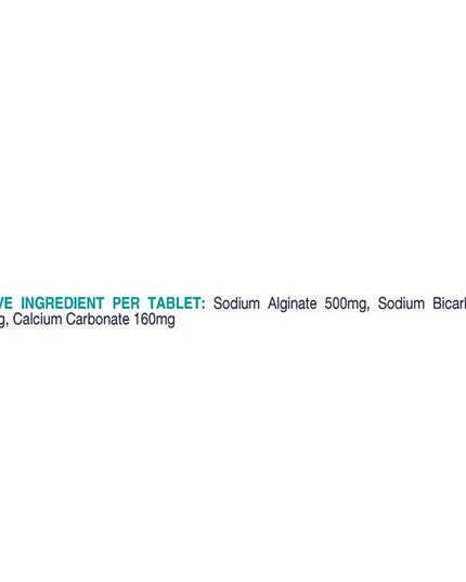 Gaviscon Extra Strength Peppermint 60 Chewable Tablets