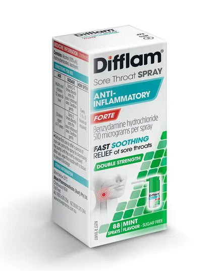 Difflam Forte Sore Throat Spray 88 Sprays 15mL