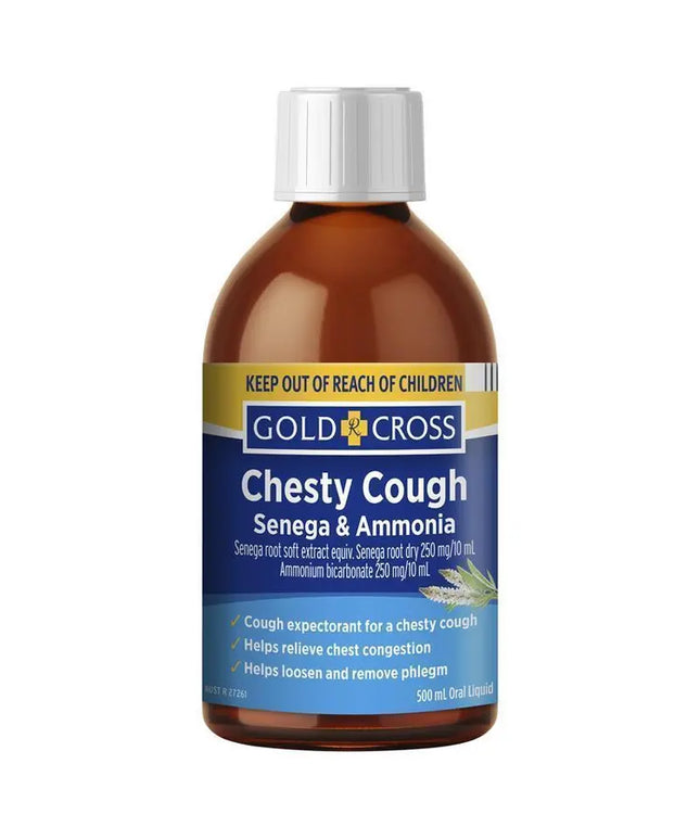 Gold Cross Senega & Ammonia Mixture 500ml