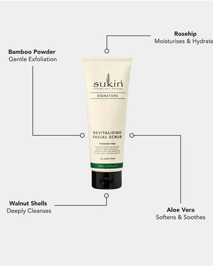 Sukin Signature Revitalising Facial Scrub 125mL