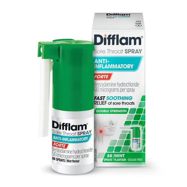Difflam Forte Sore Throat Spray 88 Sprays 15mL