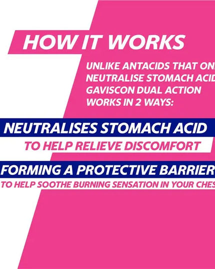 Gaviscon Dual Action Liquid Mixed Berry 500ml