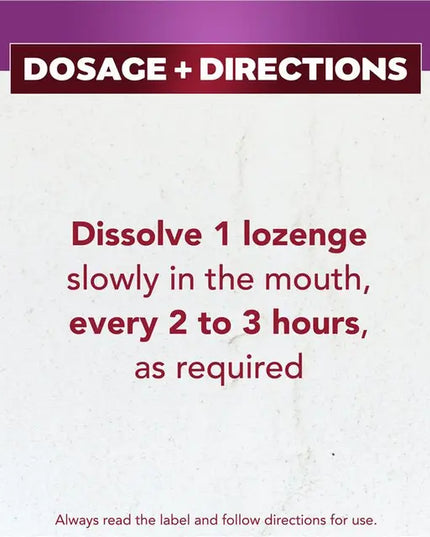 Betadine Sore Throat Lozenges Anaesthetic Berry Flavour 16 Pack