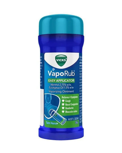 Vicks VapoRub Easy Applicator Vaporising Ointment 35g