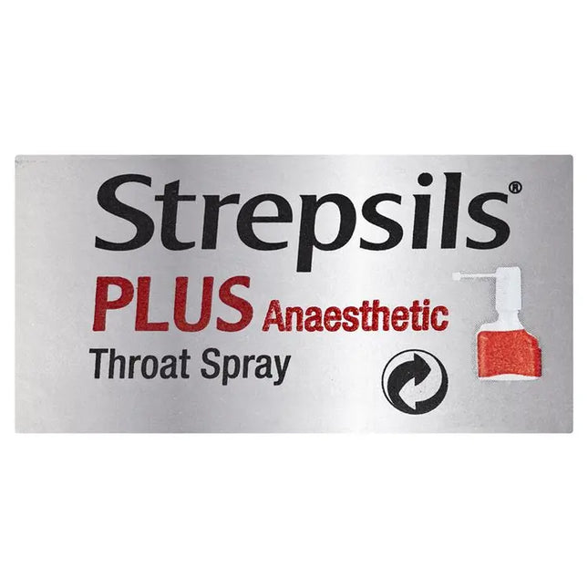 Strepsils Plus Sore Throat Numbing Spray Pain Relief 20ml