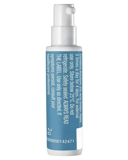 Zovirax Cold Sore Cream Pump 2g