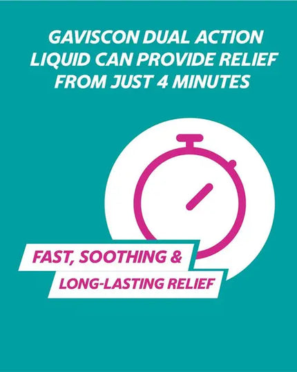 Gaviscon Dual Action Liquid Heartburn & Indigestion Relief 300ml
