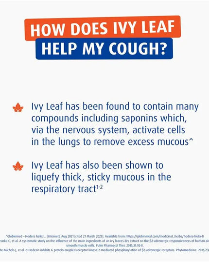 Bisolvon Cough Relief + Immune Support Cough Syrup for Kids + Adults - 200mL