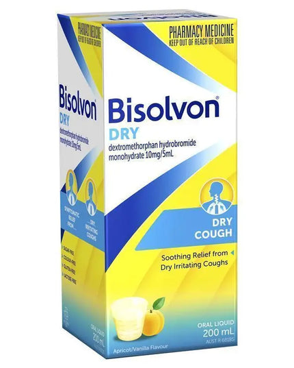 Bisolvon Dry Oral Liquid 200mL - Cough Liquid