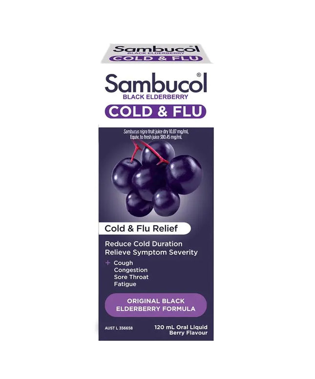 Sambucol Cold & Flu Syrup 120ml
