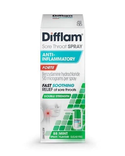 Difflam Forte Sore Throat Spray 88 Sprays 15mL