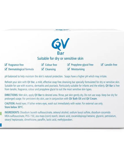QV Wash Cleansing Bar 100G Twin Pack