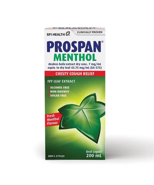 Prospan Chesty Cough Menthol (Ivy Leaf) 200ml
