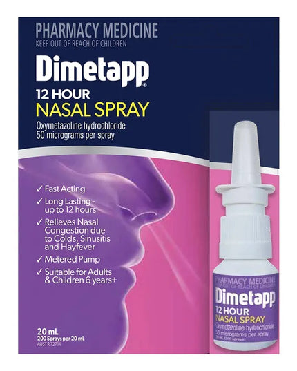 Dimetapp 12 Hour Nasal Spray 20ml