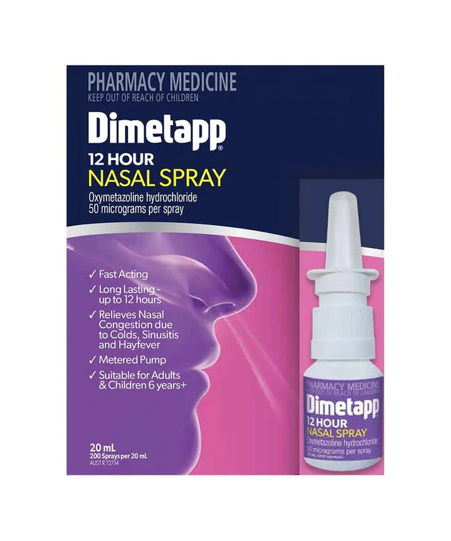 Dimetapp 12 Hour Nasal Spray 20ml