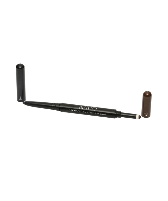 Natio Mechanical Eyebrow Duo Dark Brown 0.7g