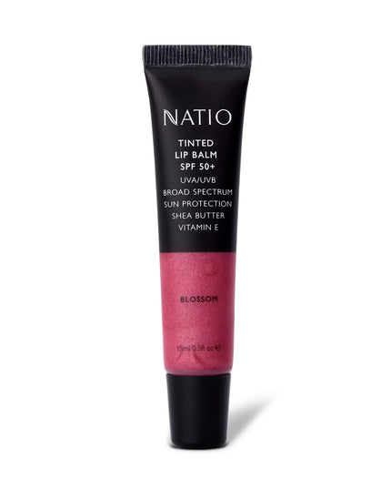 Natio Tinted Lip Balm SPF 50+ Blossom 15ml