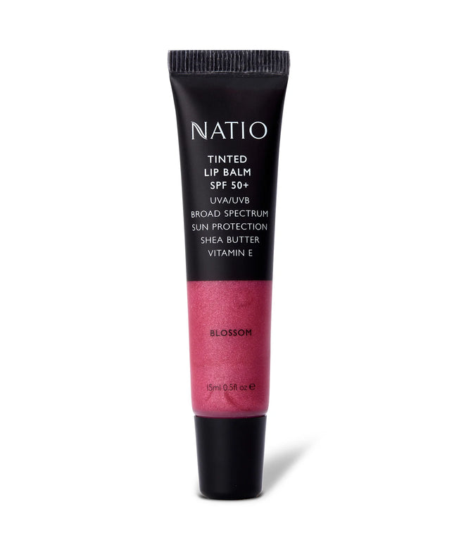 Natio Tinted Lip Balm SPF 50+ Blossom 15ml