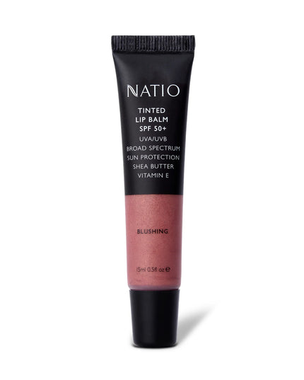 Natio Tinted Lip Balm SPF 50+ Blushing 15ml