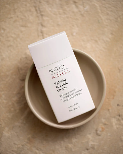 Natio Ageless Hydrating Face Fluid SPF 50+ 60ml