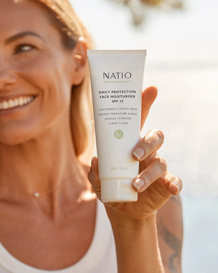 Natio Aromatherapy Daily Protection Face Moisturiser SPF 15 100g