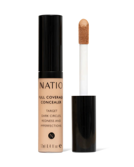 Natio Full Coverage Concealer Dark Medium 12ml