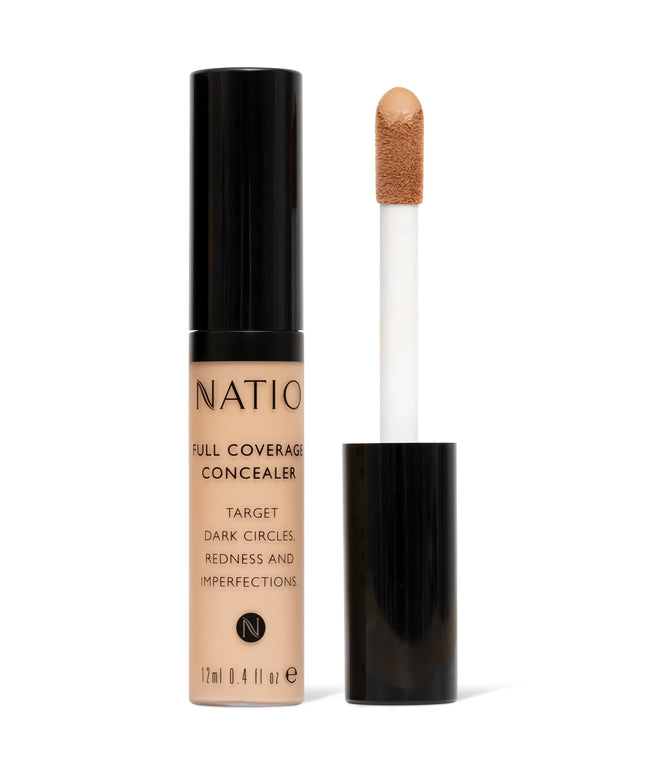 Natio Full Coverage Concealer Dark Medium 12ml