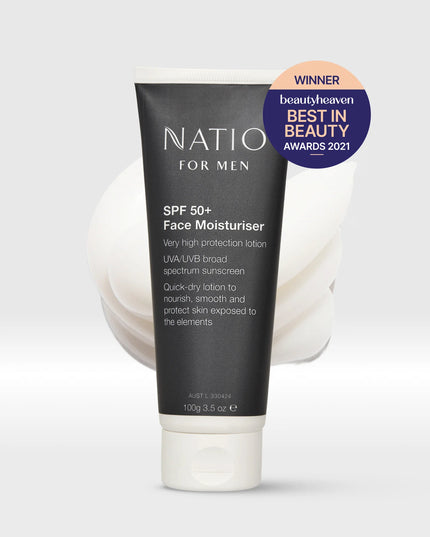 Natio SPF 50+ Face Moisturiser 100g